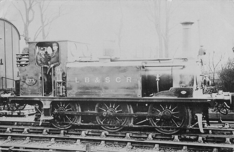 Carte postale ancienne Train - Locomotive N°673 Lb and Scr - Carte Photo - cliché Pouteau