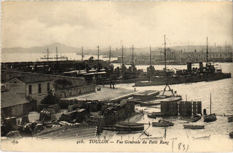 Carte postale ancienne Toulon petit Rang à Toulon