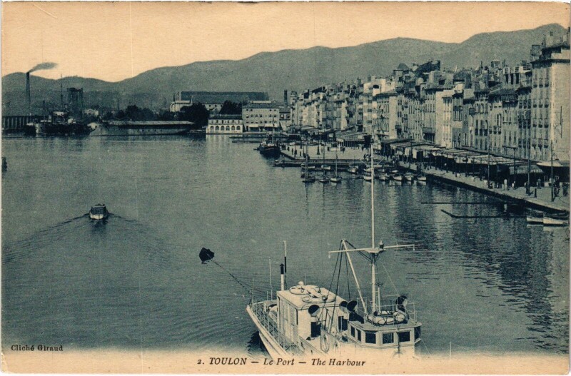 Carte postale ancienne Toulon Le port à Toulon