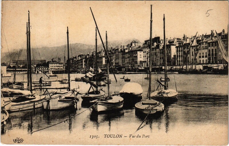 Carte postale ancienne Toulon Le Port à Toulon