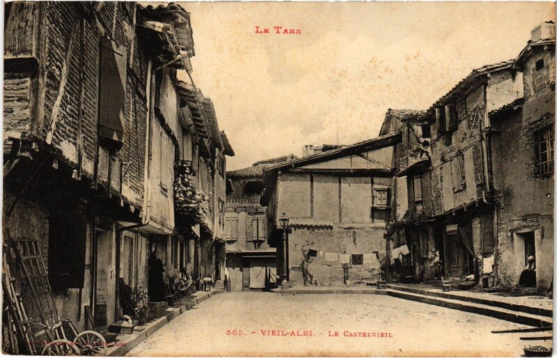 Carte postale ancienne Vieil-Albi Castelvieil