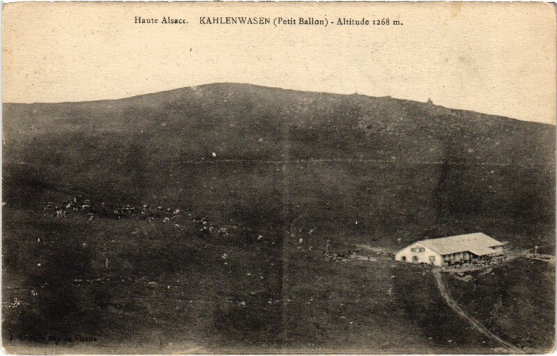 Carte postale ancienne Alsace Kahlenwasen Petit ballon