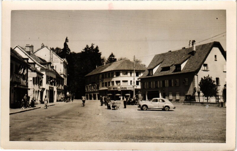 Carte postale ancienne Giromagny carte photo à Giromagny