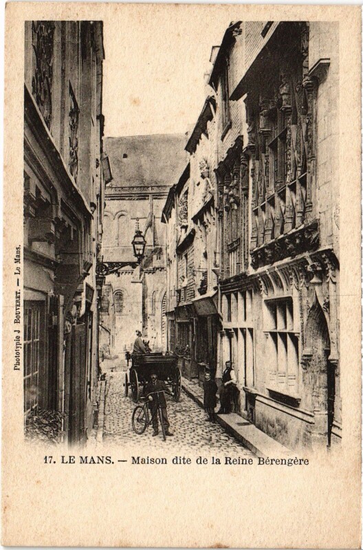 Carte postale ancienne Le Mans Maison dite de la Reine Berengere au Mans