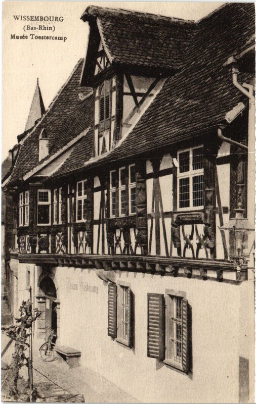 Carte postale ancienne Wissembourg Musée Toestercamp à Wissembourg