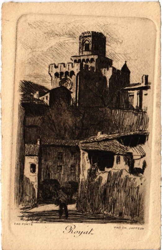 Carte postale ancienne Royat à Royat
