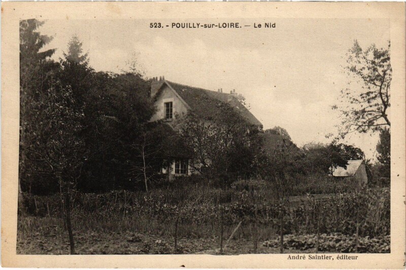 Carte postale ancienne Pouilly-sur-Loire Le Nid à Pouilly-sur-Loire