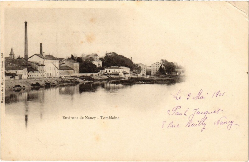 Carte postale ancienne Tomblaine à Tomblaine