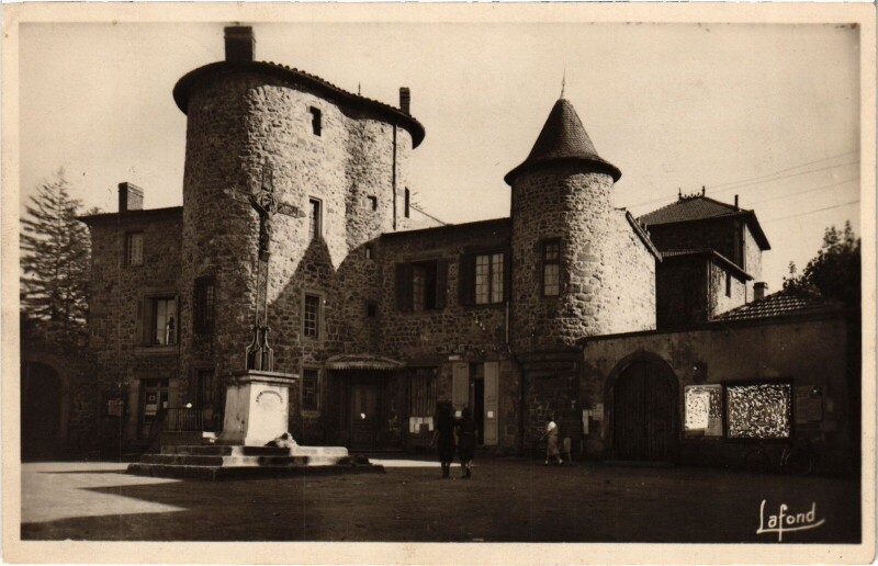 Carte postale ancienne Aurec Le Chateau