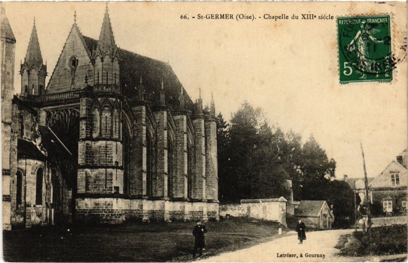 Carte postale ancienne Saint-Germer Chapelle