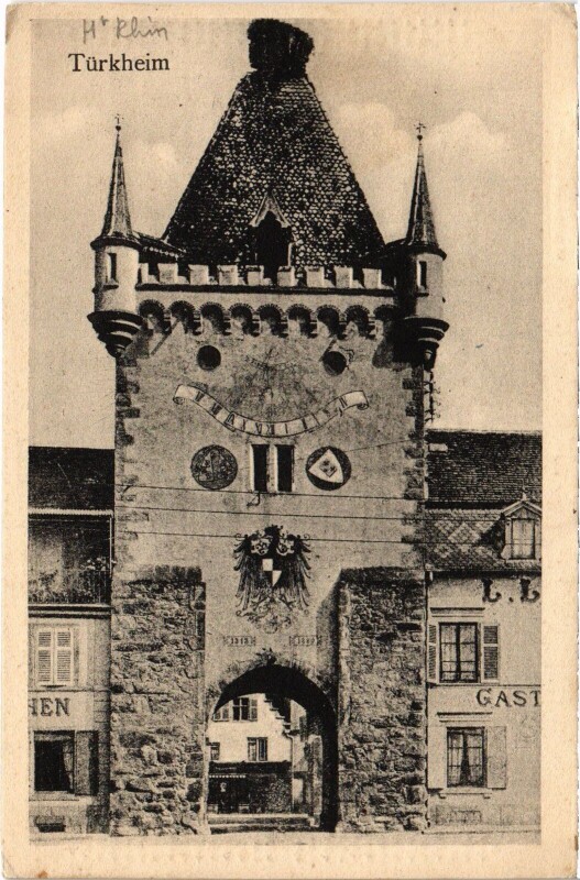 Carte postale ancienne Turckheim Türkheim à Turckheim