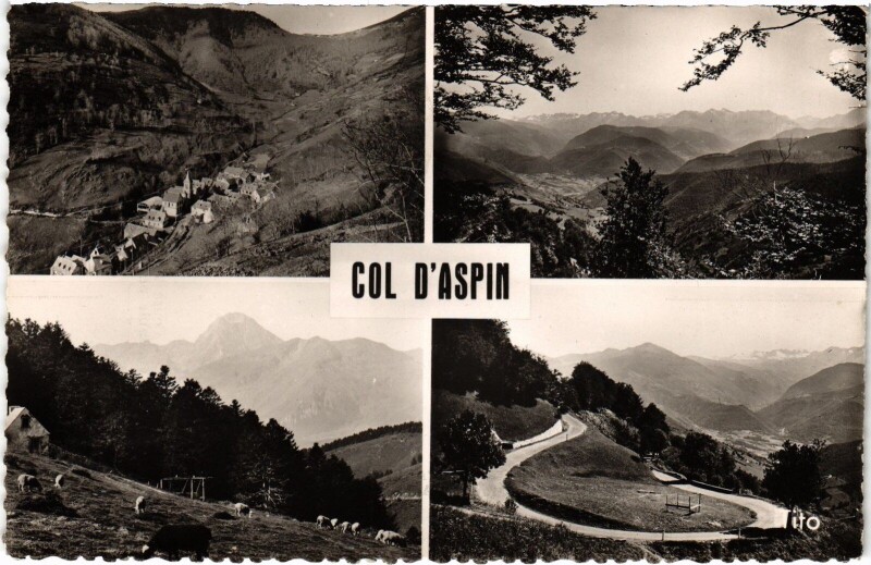 Carte postale ancienne Col d'Aspin Le Village