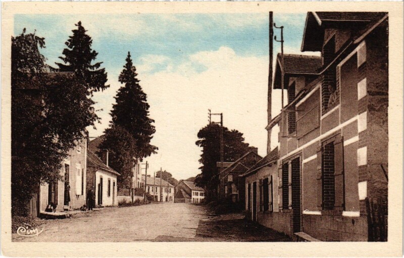 Carte postale ancienne Meuzac Maison Picard à Meuzac