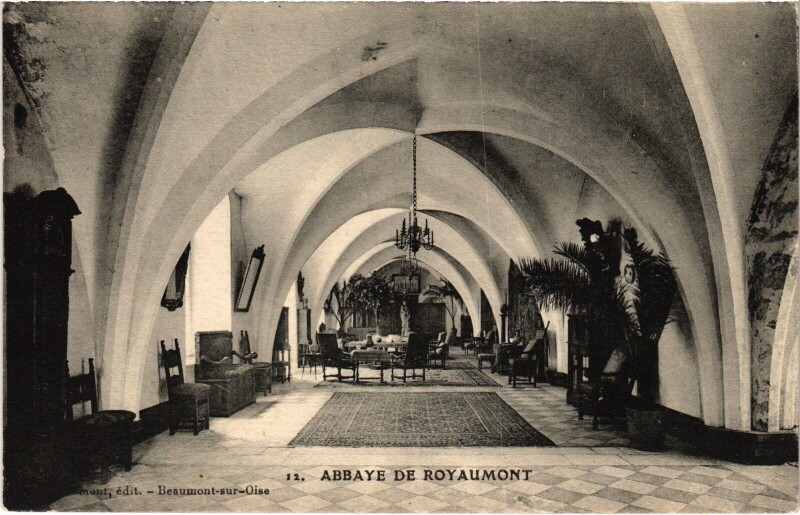 Carte postale ancienne Abbaye de Royaumont
