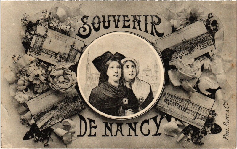 Carte postale ancienne Souvenir de Nancy à Nancy