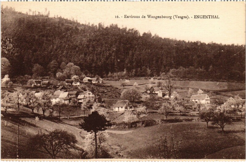 Carte postale ancienne Engenthal