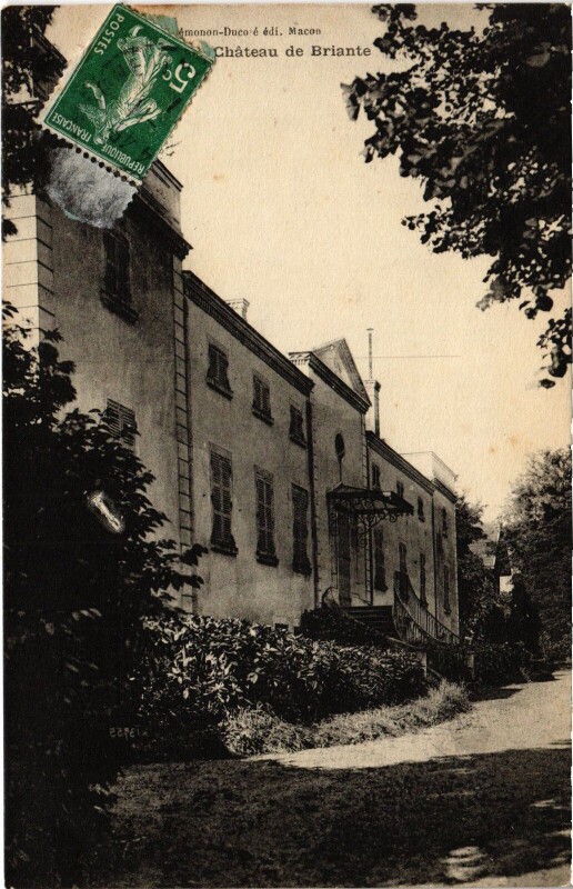 Carte postale ancienne Chateau de Briante à Briant