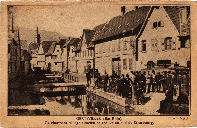 Carte postale ancienne Gertwiller à Gertwiller