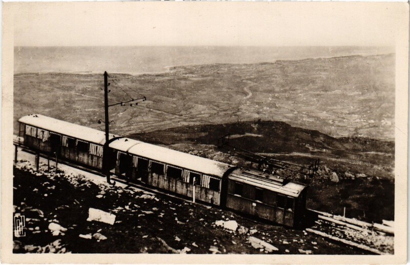 Carte postale ancienne Saint-Jean-de-Luz Tramway Sommet de la Rhune à Saint-Jean-de-Luz