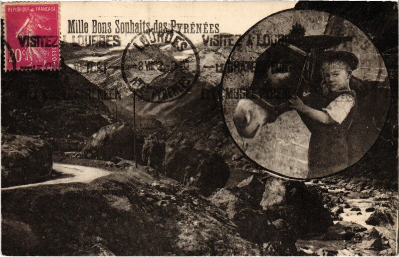 Carte postale ancienne Pyrénées Folklore