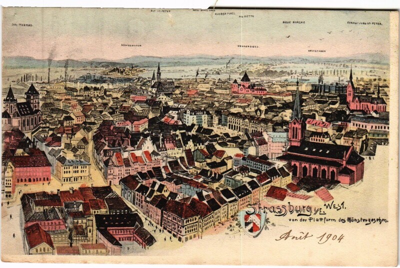 Carte postale ancienne Strasbourg à Strasbourg