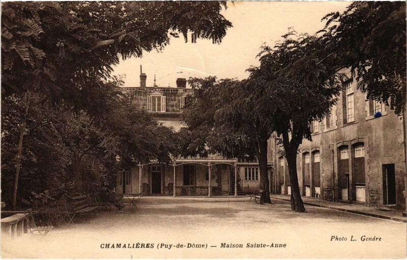 Carte postale ancienne Chamalieres maison Sainte-Anne