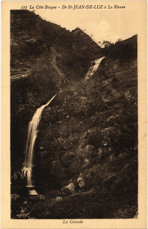 Carte postale ancienne Pays Basque Saint-Jean-de-Luz La Rhune à Saint-Jean-de-Luz
