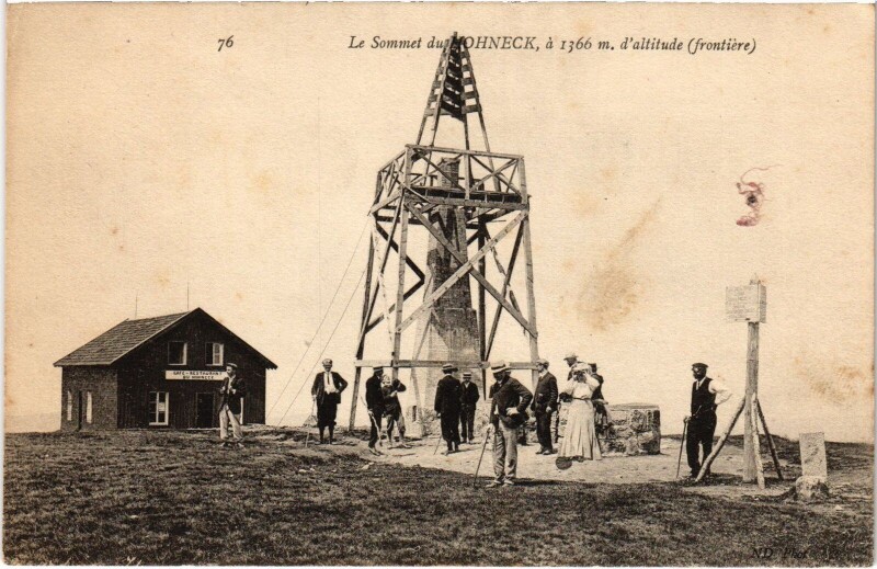 Carte postale ancienne Sommet Hohneck fontiere