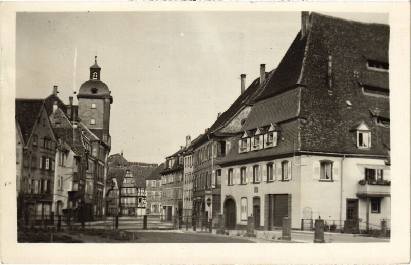 Carte postale ancienne Wissembourg Quai Anselmann à Wissembourg