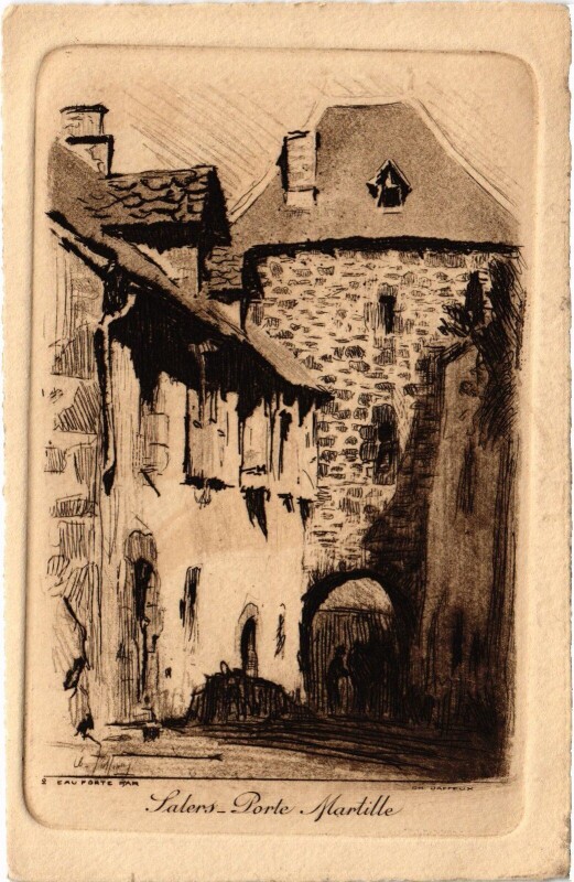 Carte postale ancienne Laters Porte Martille