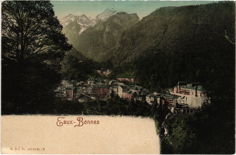 Carte postale ancienne Eaux-Bonnes à Eaux-Bonnes