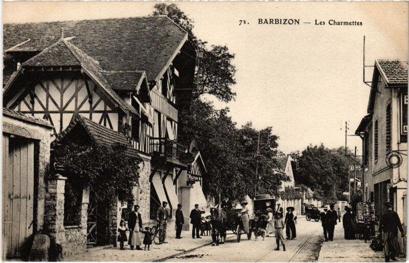 Carte postale ancienne Barbizon Les Charmettes à Barbizon