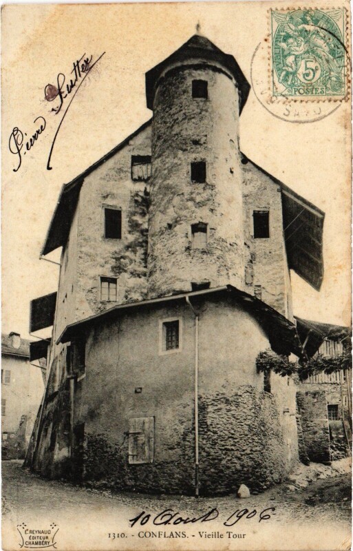 Carte postale ancienne Conflans Vieille Tour