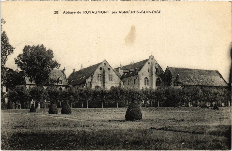 Carte postale ancienne Abbaye de Royaumont