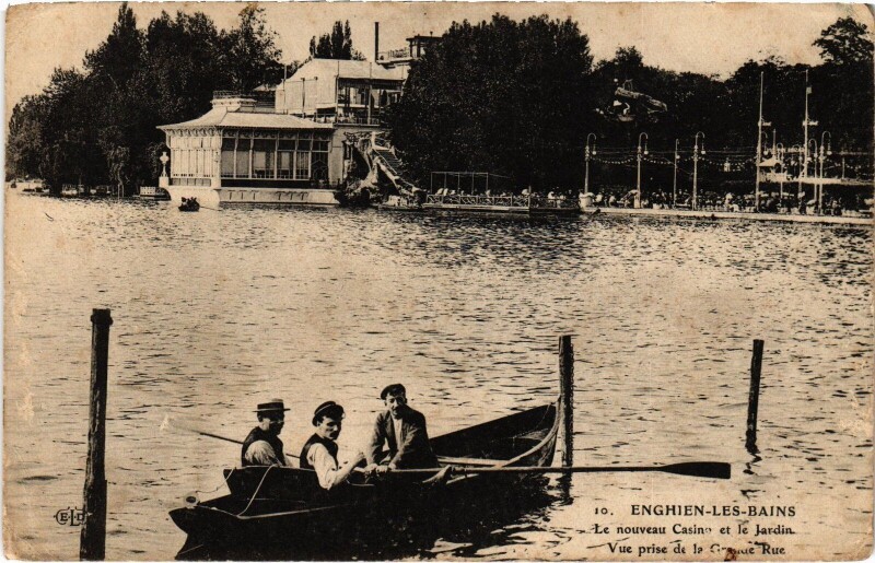 Carte postale ancienne Enghien-les-Bains Nouveau Casino à Enghien-les-Bains