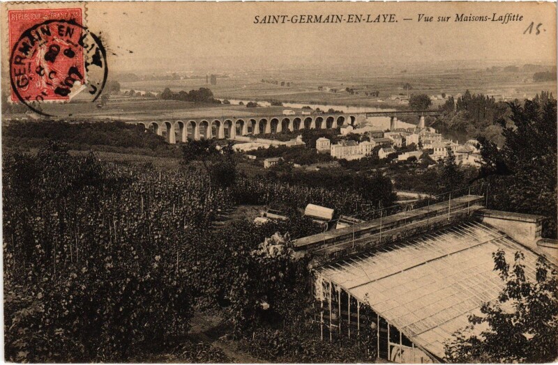 Carte postale ancienne Saint-Germain-en-Laye Maisons-Laffitte à Maisons-Laffitte