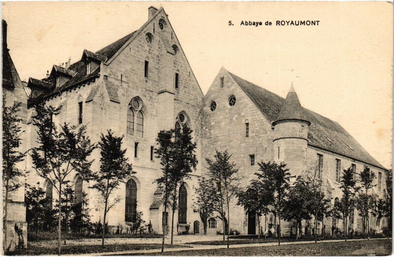 Carte postale ancienne Abbaye de Royaumont