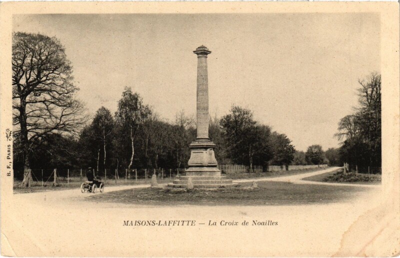 Carte postale ancienne Maisons-Laffitte Croix de Nouailles à Maisons-Laffitte