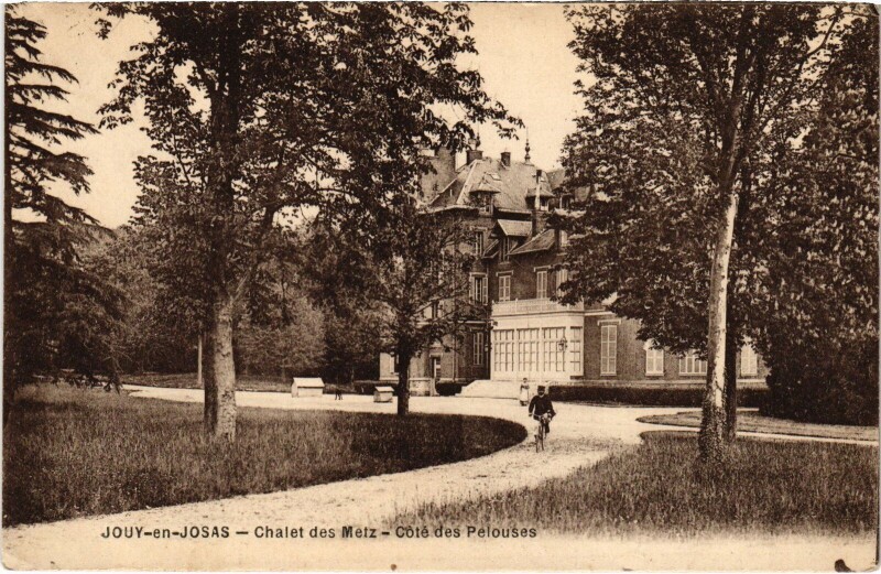 Carte postale ancienne Jouy-en-Josas Chalet des Metz - Cote des Pelouses à Jouy-en-Josas