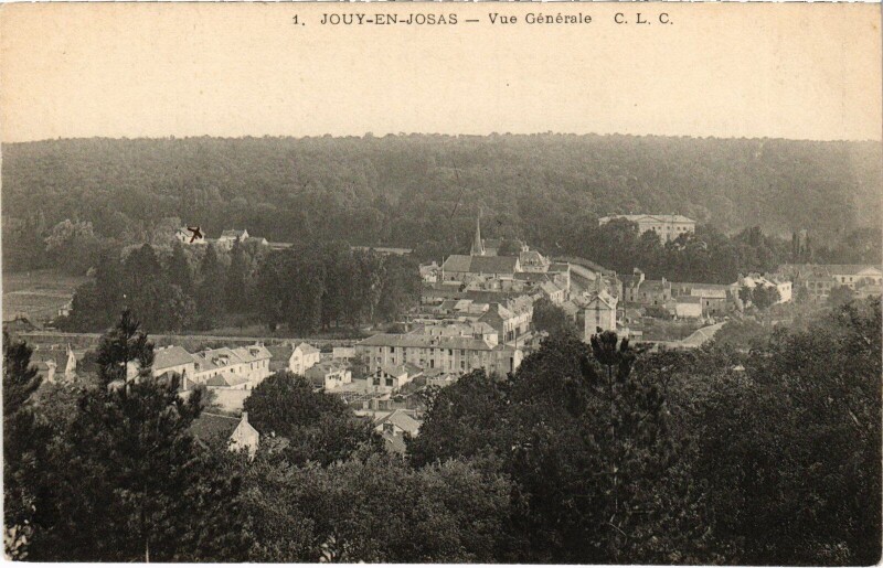Carte postale ancienne Jouy-en-Josas Vue Generale à Jouy-en-Josas