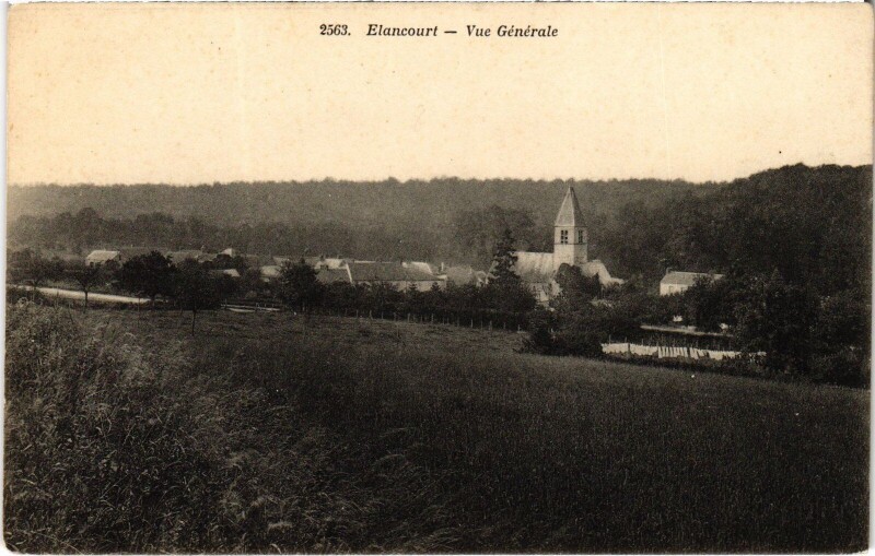 Carte postale ancienne Elancourt Vue Generale