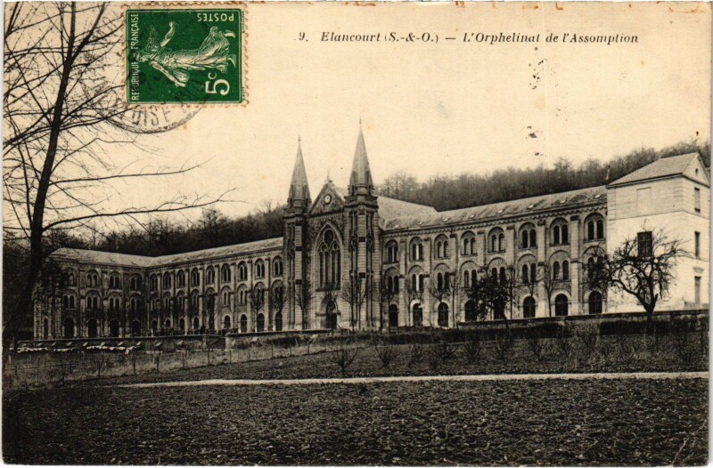 Carte postale ancienne Elancourt Orphelinat de l'assomption