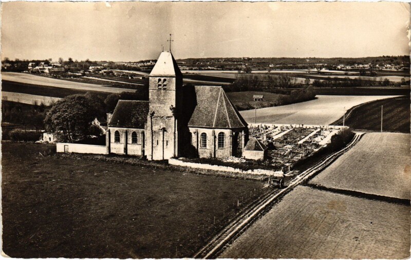 Carte postale ancienne Gambais Eglise à Gambais