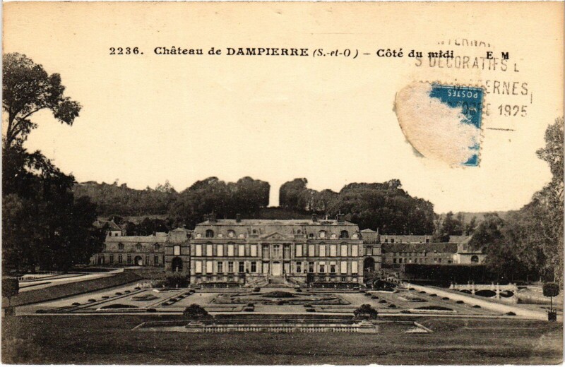 Carte postale ancienne Dampierre Chateau - Cote du Midi