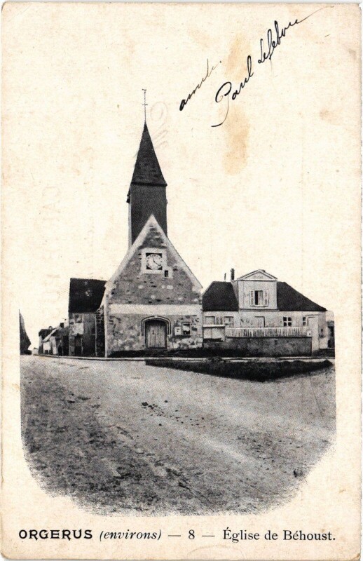 Carte postale ancienne Behoust Eglise