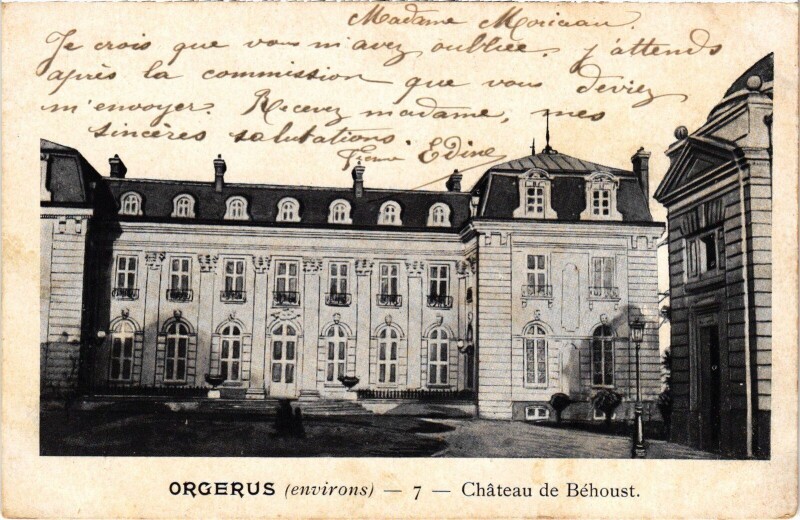 Carte postale ancienne Behoust Le Chateau