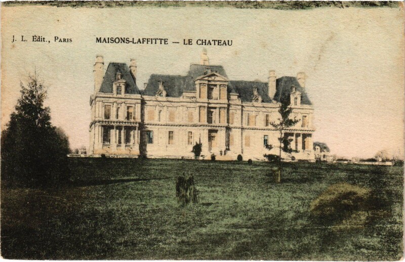 Carte postale ancienne Maisons-Laffitte Chateau à Maisons-Laffitte