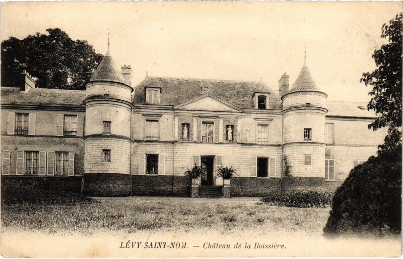 Carte postale ancienne Levy-Saint-Nom Chateau de la Boissiere