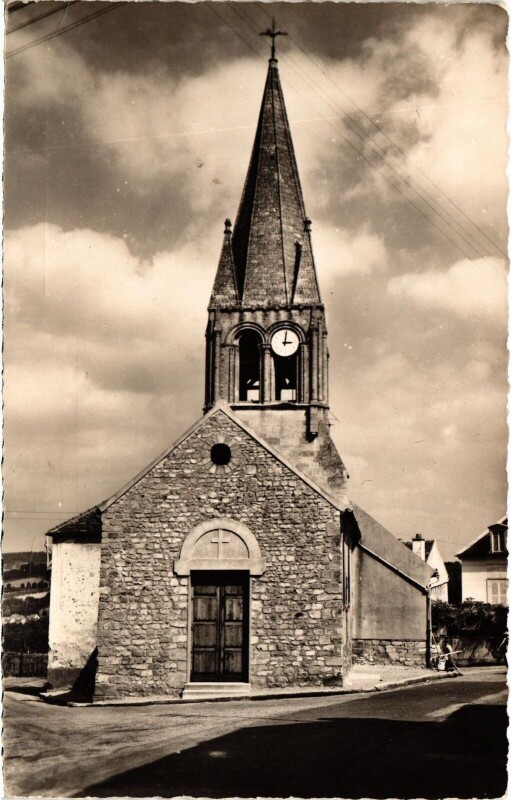 Carte postale ancienne Hardricourt Eglise à Hardricourt