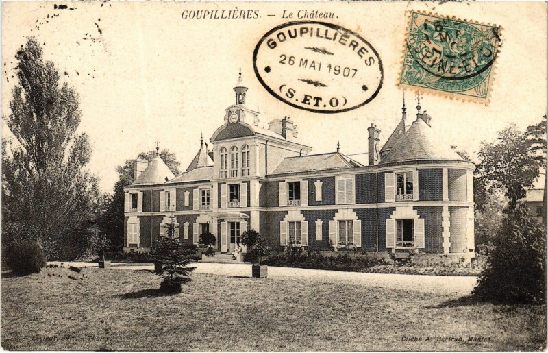 Carte postale ancienne Goupillieres Le Chateau